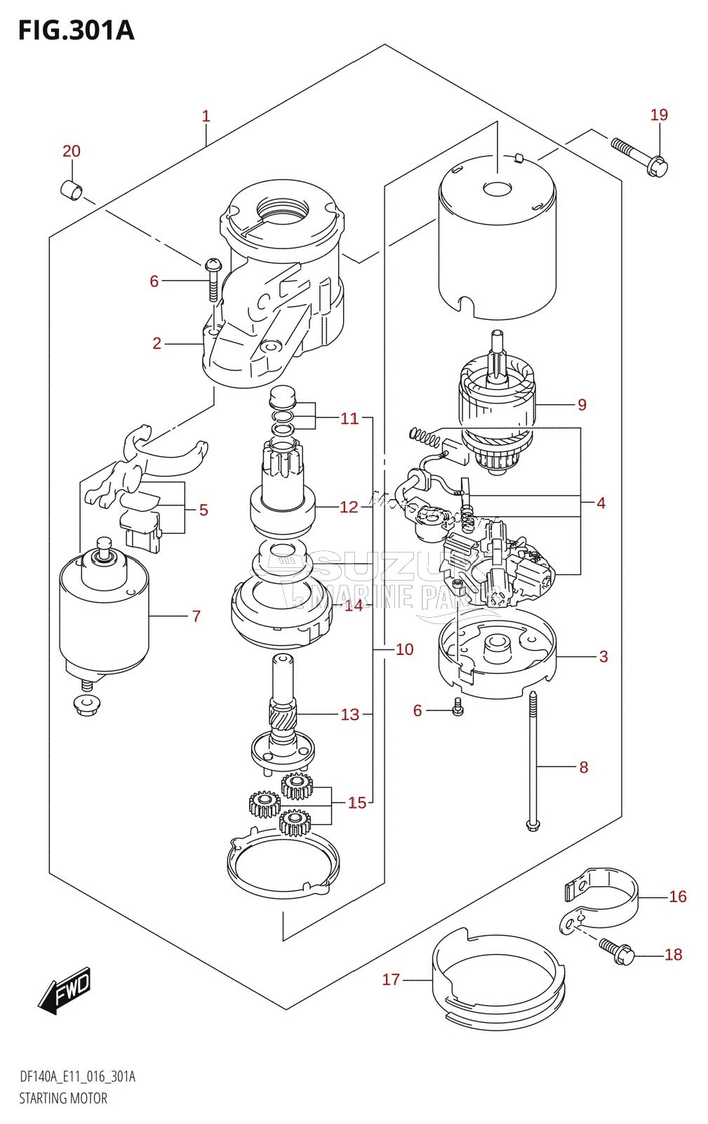 STARTING MOTOR