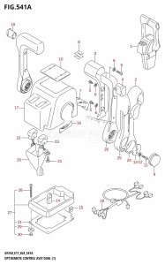 DF250T From 25003F-440001 (E11 - E40 E03)  2024 drawing OPT:REMOTE CONTROL ASSY DUAL (1)