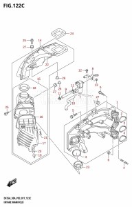 DF30A From 03003F-710001 (P40)  2017 drawing INTAKE MANIFOLD (DF25AT:P03)