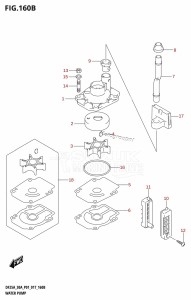 DF25A From 02504F-710001 (P01)  2017 drawing WATER PUMP (DF25AR:P01)