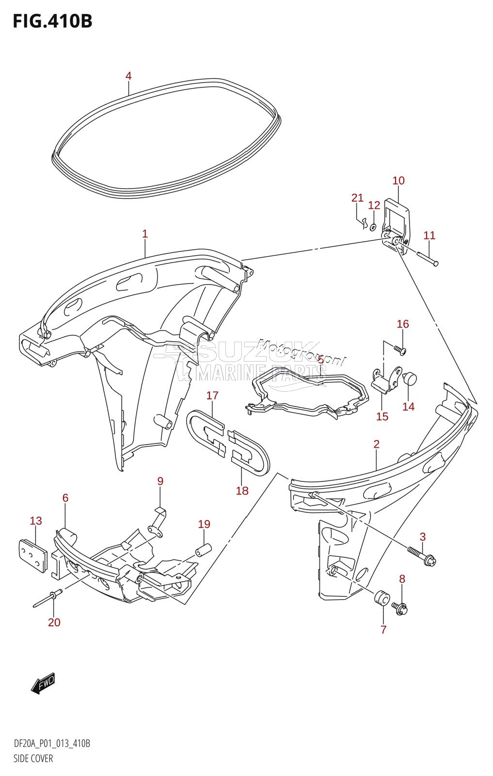 SIDE COVER (DF9.9BR:P01)