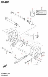 DF9.9B From 00995F-440001 (P01)  2024 drawing CLAMP BRACKET ((DF9.9B,DF15A,DF20A):P01)