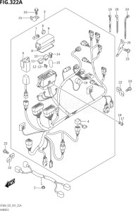 04003F-910001 (2019) 40hp E03-USA (DF40AT) DF40A drawing HARNESS (DF40A,DF50A)