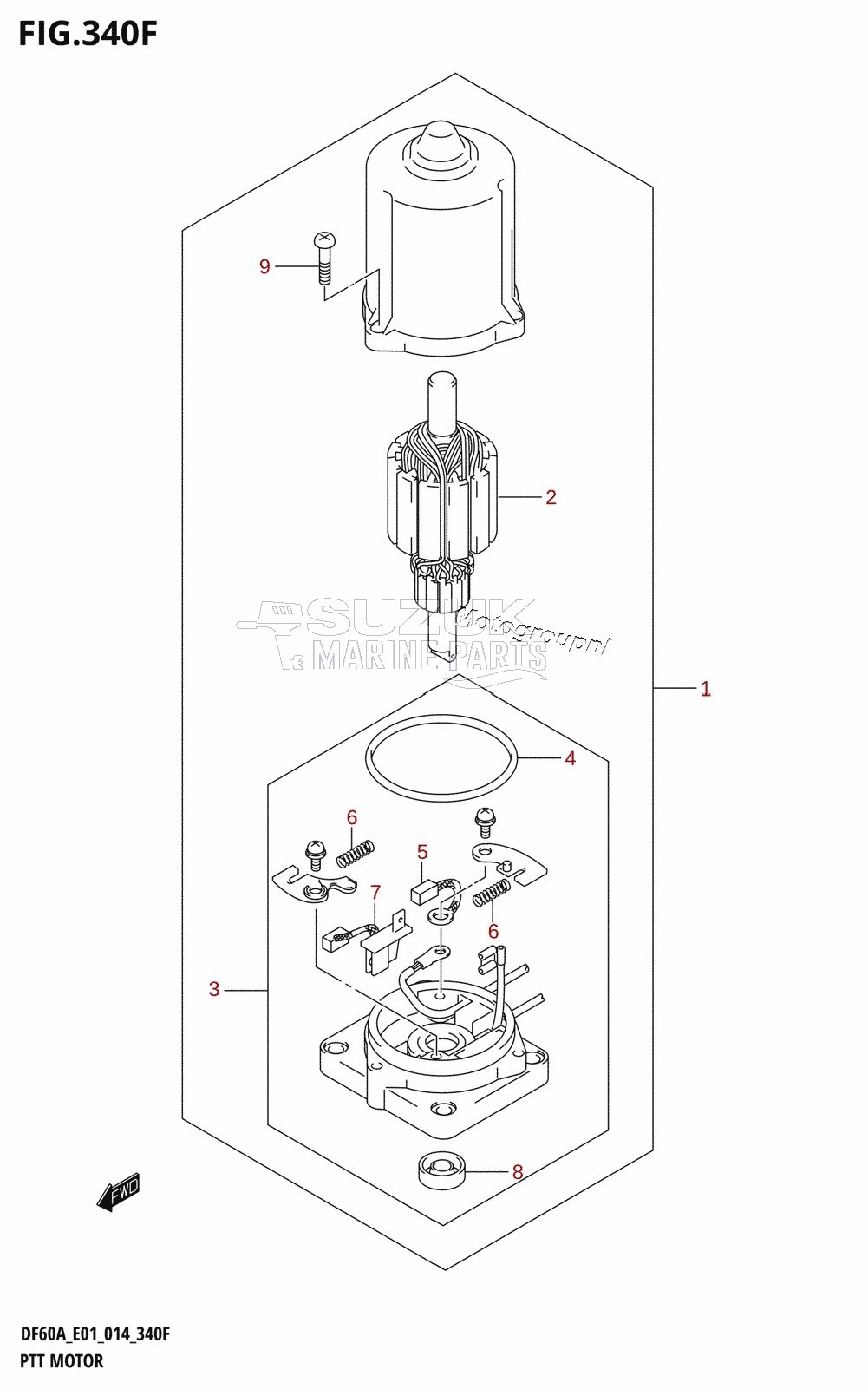 PTT MOTOR (DF60A:E01)