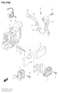 02504F-710001 (2017) 25hp P01-Gen. Export 1 (DF25A  DF25AR  DF25AT  DF25ATH) DF25A drawing RECTIFIER / IGNITION COIL (DF30AQ:P01)