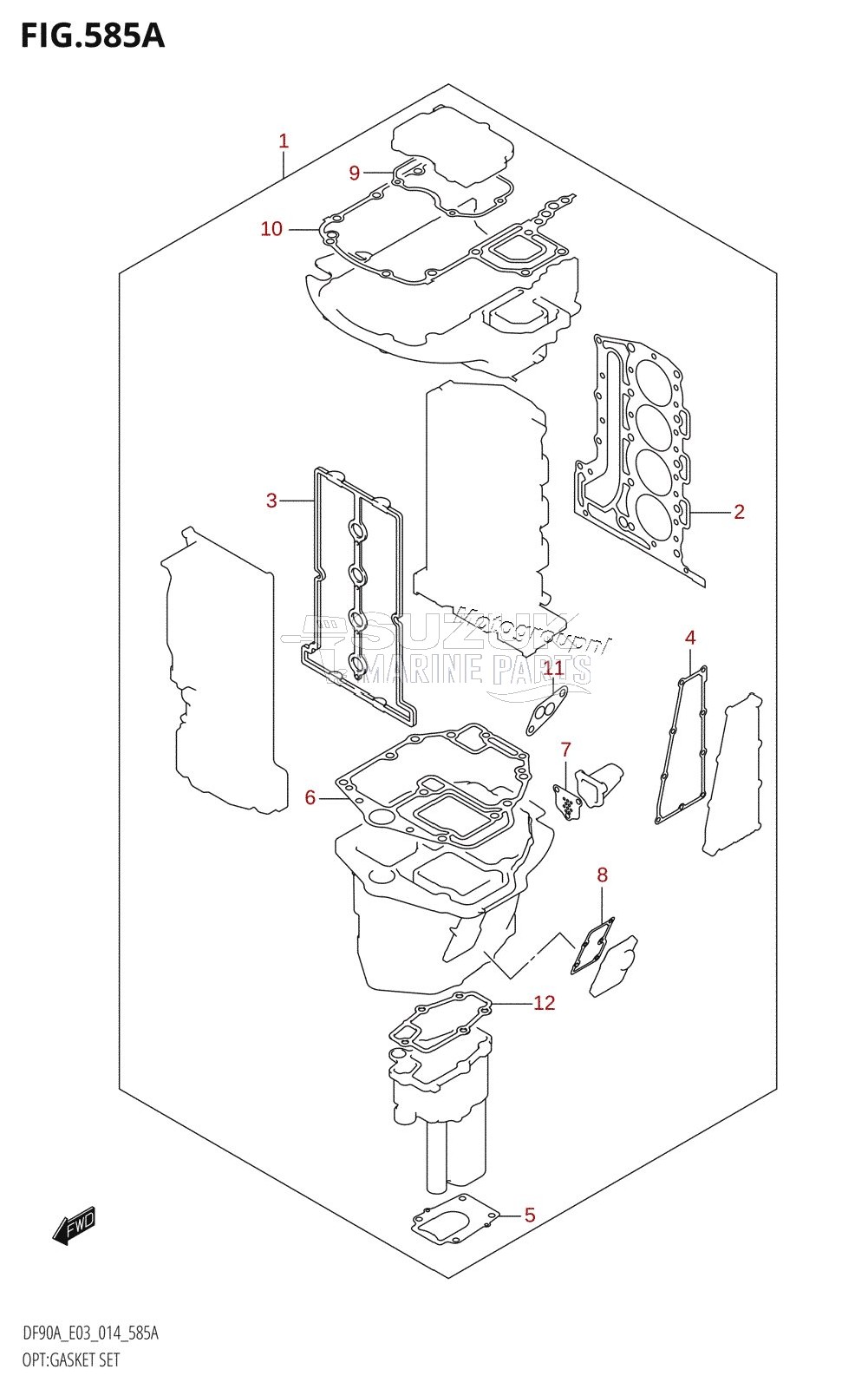 OPT:GASKET SET