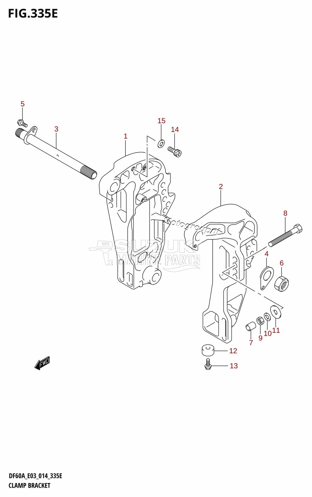 CLAMP BRACKET (DF60AVT)