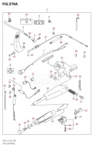 DF15 From 11503F-210001 (P03)  2012 drawing OPT:TILLER HANDLE (DF9.9R:K4)