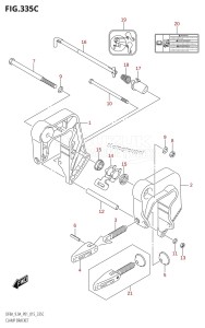 DF9.9A From 00994F-510001 (P01)  2015 drawing CLAMP BRACKET (DF9.9A:P01)