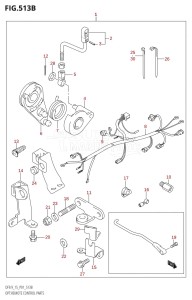 DF9.9 From 00992F-880001 (P01)  2008 drawing OPT:REMOTE CONTROL PARTS (K5,K6,K7,K8,K9,K10,011)