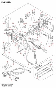 DF25A From 02504F-510001 (P01)  2015 drawing OPT:REMOTE CONTROL (DF30ATH:P01)