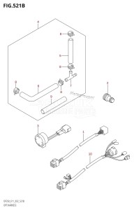 DF250ST From 25004F-340001 (E03)  2023 drawing OPT:HARNESS (022)