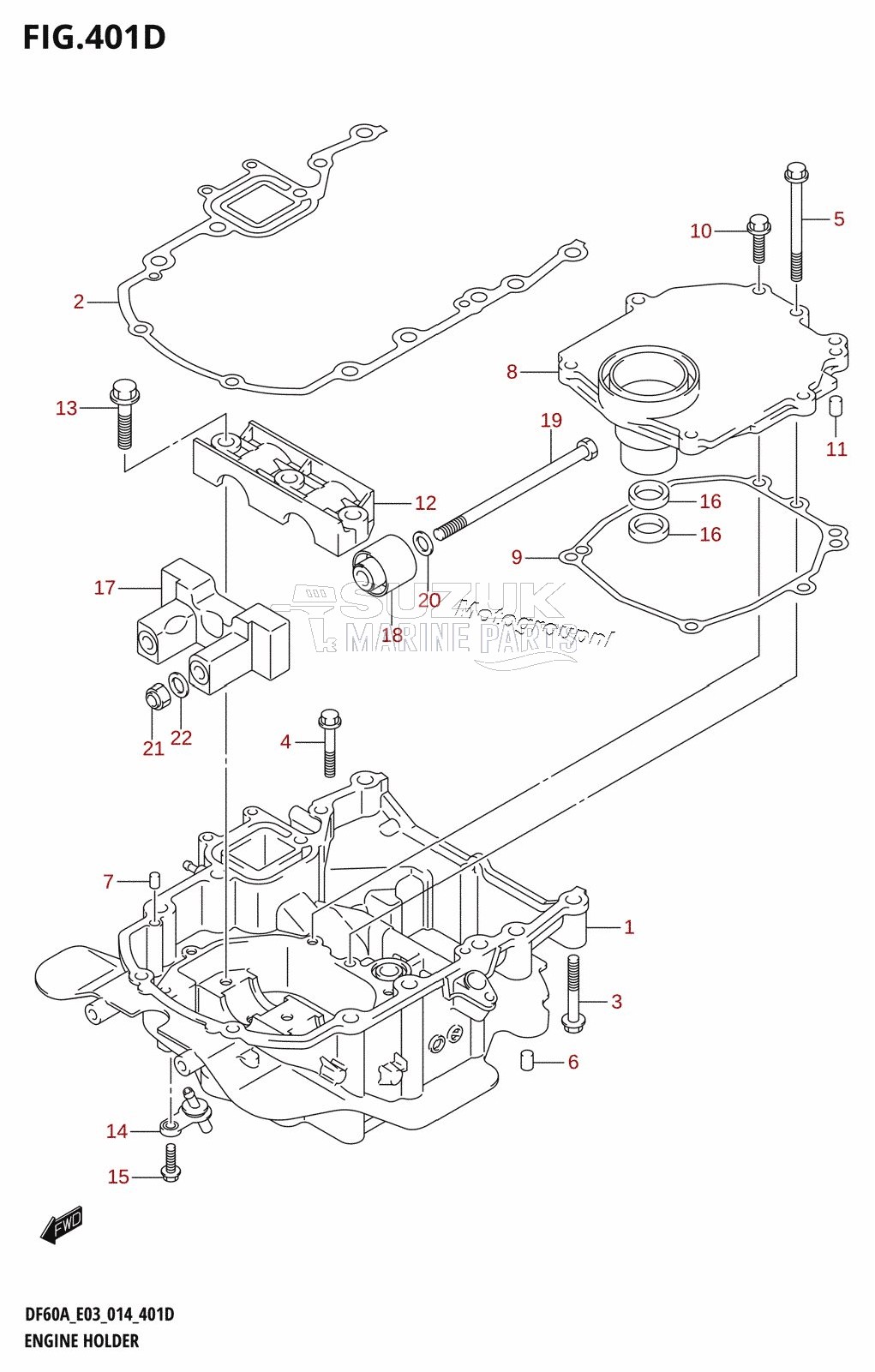 ENGINE HOLDER (DF50AVT)