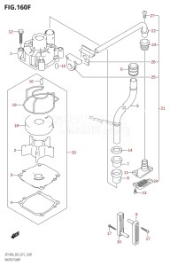 DF100A From 10003F-510001 (E03)  2015 drawing WATER PUMP (DF115AST:E03)