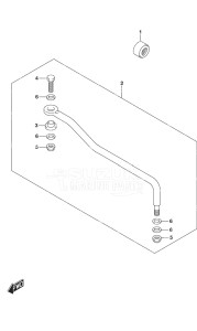 Outboard DF 30A drawing Drag Link Non-Remote Control