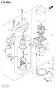 09003F-910001 (2019) 90hp E03-USA (DF90A) DF90A drawing STARTING MOTOR