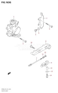 08002F-410001 (2014) 80hp E01 E40-Gen. Export 1 - Costa Rica (DF80A) DF80A drawing THROTTLE BODY (DF90A:E01)