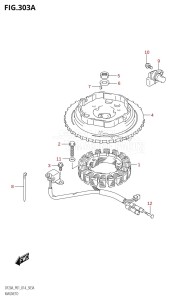 DF20A From 02002F-410001 (P01)  2014 drawing MAGNETO (DF9.9B:P01:M-STARTER)