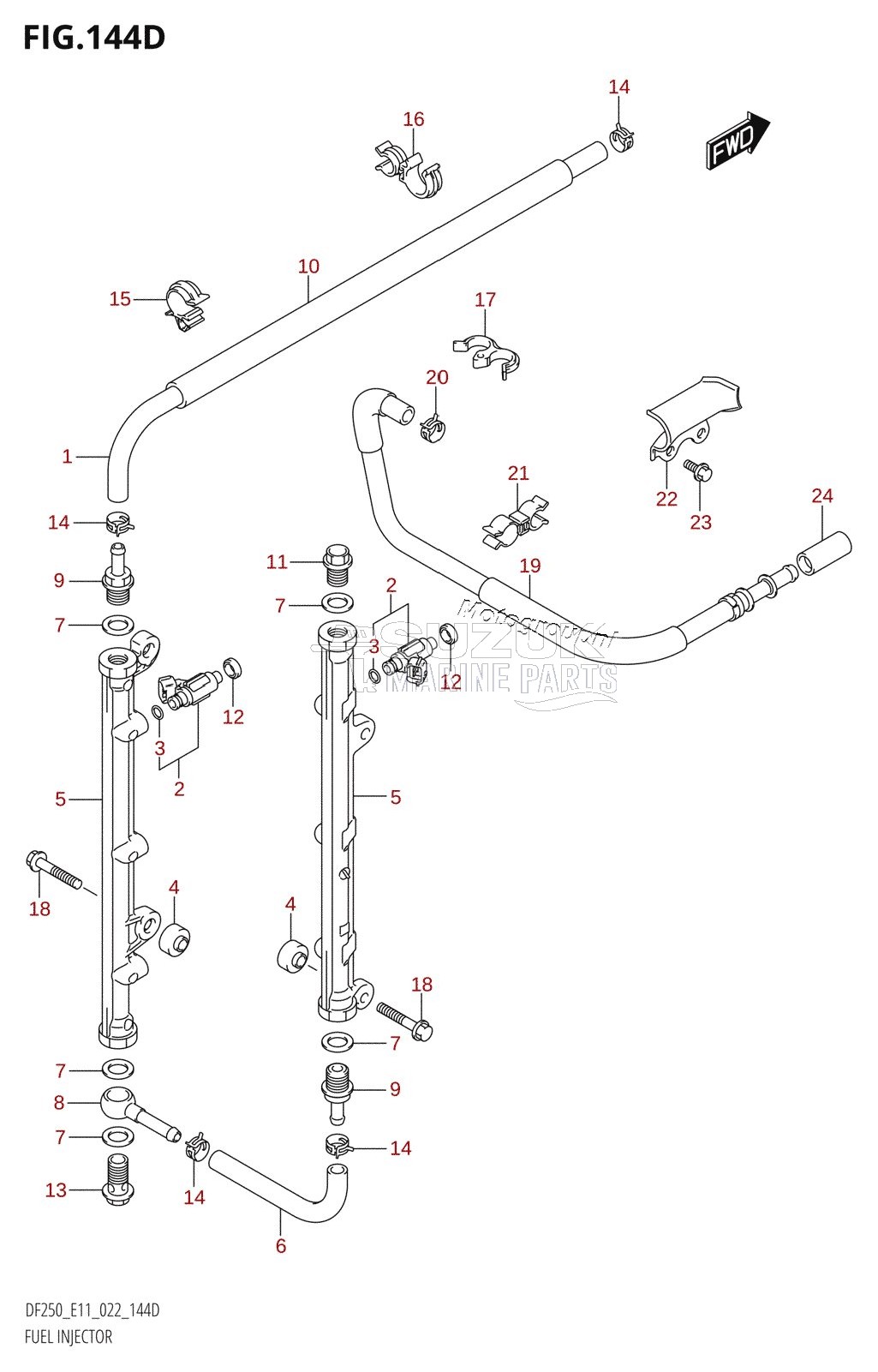 FUEL INJECTOR (E40)