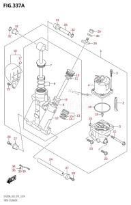 DF150AZ From 15003Z-910001 (E03)  2019 drawing TRIM CYLINDER