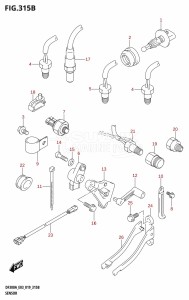 DF300AP From 30002P-910001 (E03)  2019 drawing SENSOR (L-TRANSOM)