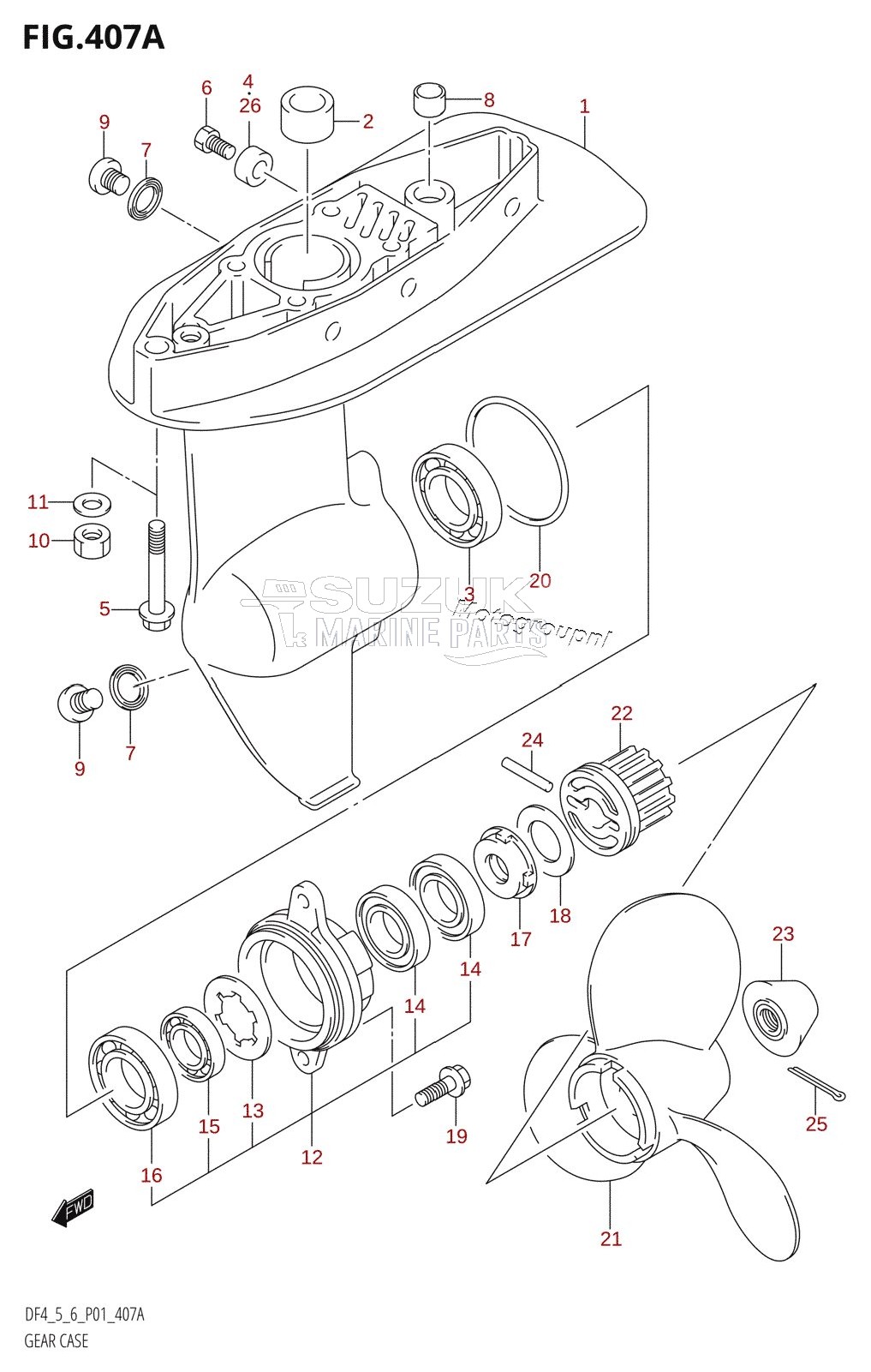 GEAR CASE ((DF4,DF5):(K2,K3))