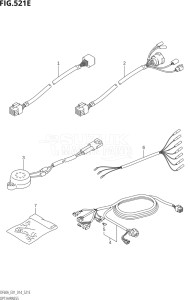 04004F-410001 (2014) 40hp E34-Italy (DF40AST) DF40A drawing OPT:HARNESS (DF50A:E01)