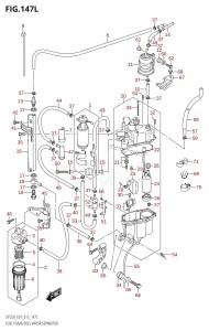 DF250Z From 25003Z-510001 (E01 E40)  2015 drawing FUEL PUMP /​ FUEL VAPOR SEPARATOR (DF250Z:E01)