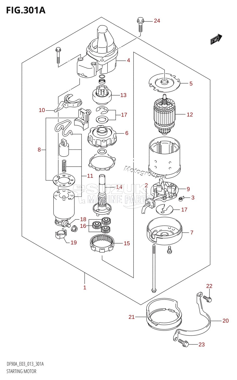 STARTING MOTOR