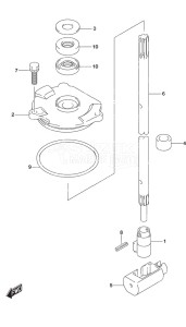 DF 140A drawing Shift Rod