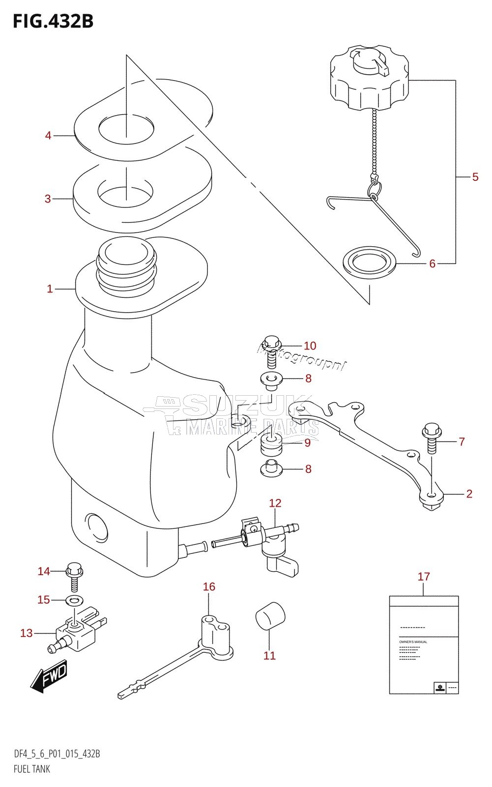 FUEL TANK (DF5:P01)