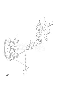 Outboard DF 25 drawing Inlet Case