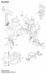 DF225Z From 22503Z-040001 (E01 E03 E40)  2020 drawing OPT:REMOTE CONTROL ASSY DUAL (1)