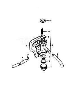 DT9 From d-10001 ()  1983 drawing FUEL COCK