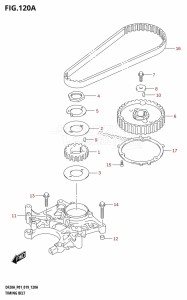 DF20A From 02002F-240001 (E01 E40)  2022 drawing TIMING BELT