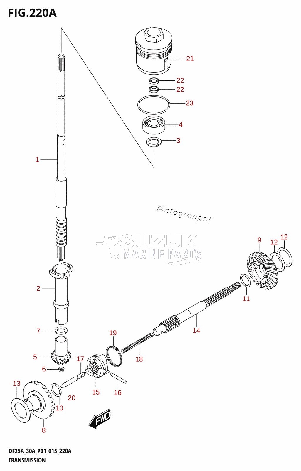 TRANSMISSION (DF25A:P01)