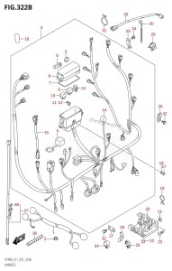 DF70A From 07003F-240001 (E11 E40)  2022 drawing HARNESS ((DF70A,DF70ATH,DF80A,DF90A,DF90ATH):021)