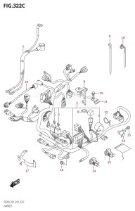 DF20A From 02002F-410001 (P01)  2014 drawing HARNESS (DF9.9BT:P01)