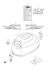 DF 2.5 drawing Engine Cover