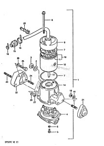 DT50 From 05003-401001 ()  1984 drawing POWER UNIT