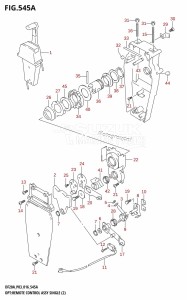 DF9.9B From 00995F-610001 (P03)  2016 drawing OPT:REMOTE CONTROL ASSY SINGLE (2) (DF9.9B:P03)