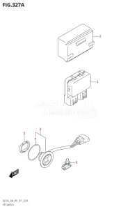 03003F-710001 (2017) 30hp P01 P40-Gen. Export 1 (DF30A  DF30AQ  DF30AR  DF30AT  DF30ATH  DT30  DT30R) DF30A drawing PTT SWITCH (DF25AT:P01)