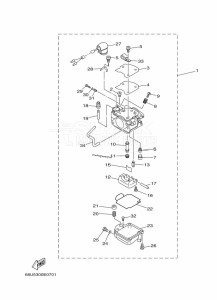 FT25BETL drawing CARBURETOR