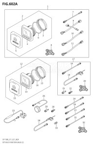 14004F-140001 (2021) 140hp E11 E40-Gen. Export 1-and 2 (DF140BG) DF140BG drawing OPT:MULTI FUNCTION GAUGE (2)