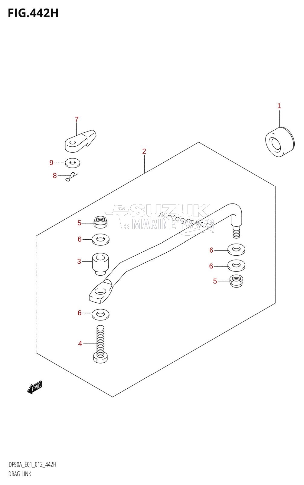 DRAG LINK (DF90A:E40)