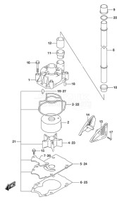 DF 300AP drawing Water Pump