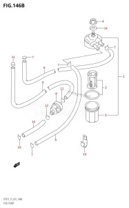 DT15 From 01501-151001 (E01 E13 E40)  2001 drawing FUEL PUMP (DT9.9K,DT15K)