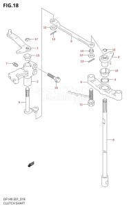 DF140 From 14001F-680001 (E01 E40)  2006 drawing CLUTCH SHAFT