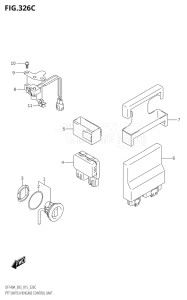 11503Z-510001 (2005) 115hp E03-USA (DF115AZ) DF115AZ drawing PTT SWITCH / ENGINE CONTROL UNIT (DF115AZ:E03)
