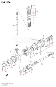 DF140AZ From 14003Z-310001 (E01 E40)  2013 drawing TRANSMISSION (DF100AT:E01)